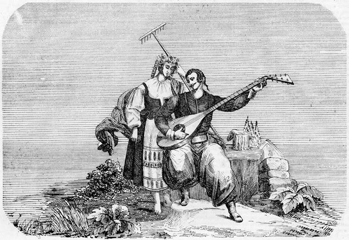 Camponeses da Ucrânia: publicação do A Illustração Luso-Brazileira em 20 de novembro de 1858