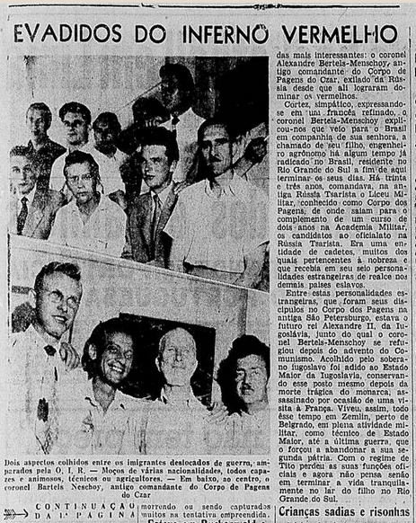 A Noite, em sua edição de 30 de março de 1950, página 13