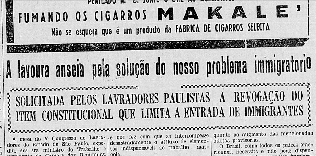 Trecho do Correio Paulistano, 29 de abril de 1937