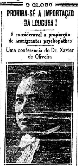 Trecho do jornal O Globo de 9 de setembro de 1932.
