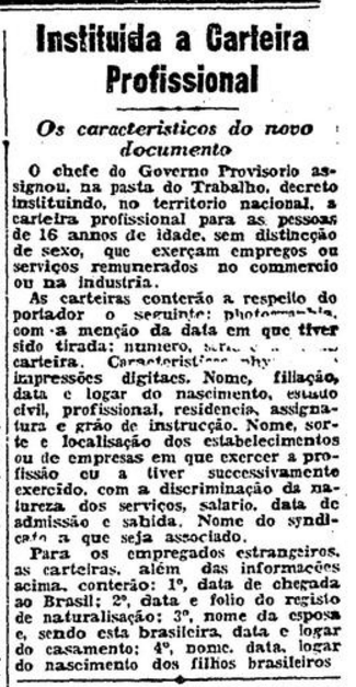 Registro da segunda edição do dia do jornal O Globo de 21 de março de 1932.