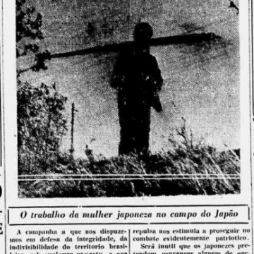Trecho da capa de 18 de julho de 1936 do jornal integralista 'A Offensiva'