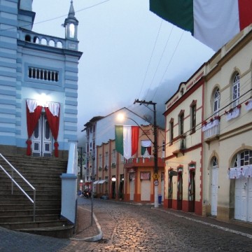 Centro histórico de Santa Teresa sedia eventos como o 'Cantata Italiana'. Foto: Prefeitura de Santa Teresa (2011)