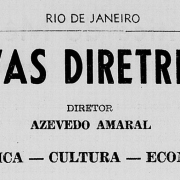 Trecho da capa da revista pró-Vargas 'Novas Diretrizes' de setembro de 1939.