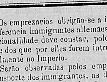 Jornal O Despertador, de Florianópolis (à época, 'Desterro'): trecho da edição de 13 de janeiro de 1871