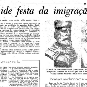 Destaque na página 3 do jornal O Globo de 20 de maio de 1975: jornalismo sob forte influência do regime ditatorial dos militares.