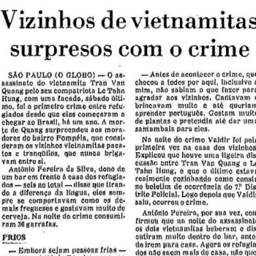 Matéria n'O Globo de 25 de fevereiro de 1980